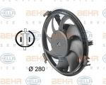 Hella 8EW 009 144-351 вентилятор, охлаждение двигателя на AUDI A6 Avant (4B5, C5)