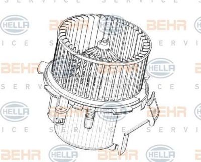 Hella 8EW 009 158-221 вентилятор салона на NISSAN INTERSTAR c бортовой платформой/ходовая часть