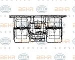 Hella 8EW 009 160-721 вентилятор салона на RENAULT TRUCKS Magnum