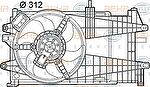 Hella 8EW 351 039-591 вентилятор, охлаждение двигателя на FIAT PUNTO (188)