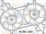 Hella 8EW 351 039-601 вентилятор, охлаждение двигателя на FIAT BRAVA (182)