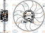 Hella 8EW 351 040-071 вентилятор, охлаждение двигателя на VW PASSAT Variant (3C5)