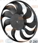 Hella 8EW 351 040-371 вентилятор, охлаждение двигателя на SKODA FABIA Combi (6Y5)