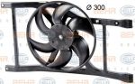 Hella 8EW 351 042-581 вентилятор, охлаждение двигателя на FIAT PANDA VAN (312_, 312)
