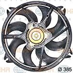 Hella 8EW 351 043-621 вентилятор, охлаждение двигателя на PEUGEOT PARTNER фургон (5)