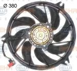 Hella 8EW 351 044-111 вентилятор, охлаждение двигателя на PEUGEOT 206 SW (2E/K)