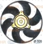 Hella 8EW 351 044-121 вентилятор, охлаждение двигателя на PEUGEOT 306 (7B, N3, N5)