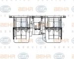 HELLA Электродвигатель отопителя, VOLVO FM9(G1). FM12(G2). FH12(G3) (8EW009157-531)