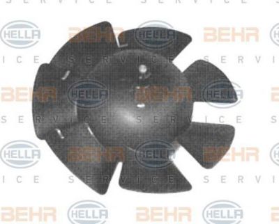 HELLA Электродвигатель отопителя салона в сборе с крыльчаткой MB LK/LN2, NG (8EW009160-301)
