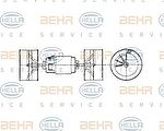 HELLA Электродвигатель отопителя салона; MAN F90, MB T2, LK/LN1 814, LP (8EW009160-491)