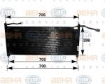 Hella 8FC 351 035-101 конденсатор, кондиционер на JAGUAR XJ