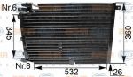 Hella 8FC 351 035-351 конденсатор, кондиционер на SAAB 9000