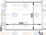 Hella 8FC 351 038-204 конденсатор, кондиционер на 3 кабрио (E46)