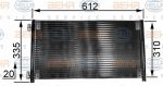 Hella 8FC 351 038-311 конденсатор, кондиционер на FIAT PUNTO (188)