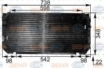 Hella 8FC 351 300-521 конденсатор, кондиционер на TOYOTA COROLLA Wagon (_E10_)