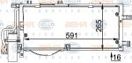 Hella 8FC 351 300-611 конденсатор, кондиционер на OPEL CORSA C фургон (F08, W5L)
