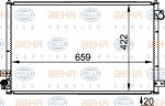 Hella 8FC 351 301-231 конденсатор, кондиционер на JAGUAR S-TYPE (CCX)