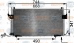 Hella 8FC 351 301-281 конденсатор, кондиционер на PEUGEOT 306 Break (7E, N3, N5)