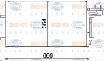 Hella 8FC 351 301-734 конденсатор, кондиционер на FORD FOCUS II седан (DA_)