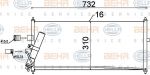 Hella 8FC 351 302-521 конденсатор, кондиционер на NISSAN PRIMERA (P12)