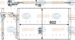 Hella 8FC 351 302-571 конденсатор, кондиционер на VOLVO C30