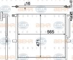 Hella 8FC 351 302-581 конденсатор, кондиционер на X3 (E83)