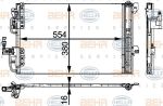 Hella 8FC 351 317-534 конденсатор, кондиционер на OPEL ASTRA G универсал (F35_)