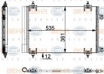 Hella 8FC 351 317-574 конденсатор, кондиционер на CITROEN BERLINGO (B9)