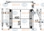 Hella 8FC 351 318-071 конденсатор, кондиционер на HYUNDAI GETZ (TB)