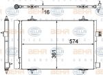 Hella 8FC 351 319-451 конденсатор, кондиционер на PEUGEOT 508