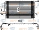 HELLA Радиатор кондиционера Audi A3/Golf 4/Skoda Octavia 98- (1J0820413D, 8FC351036-381)