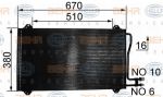 HELLA Радиатор кондиционера MB SPRINTER 2-T/3-T 96-06 (8FC351037-161)