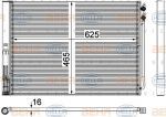 HELLA Радиатор кондиционера F10 2010 (64509149395, 8FC351309-141)