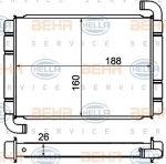 Hella 8FH 351 000-571 теплообменник, отопление салона на OPEL CORSA D