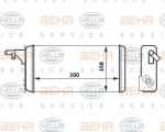 Hella 8FH 351 024-251 теплообменник, отопление салона на IVECO DAILY II автобус