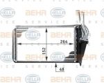 Hella 8FH 351 311-561 теплообменник, отопление салона на RENAULT 25 (B29_)