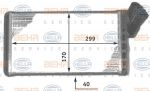 Hella 8FH 351 311-731 теплообменник, отопление салона на PEUGEOT EXPERT фургон (222)