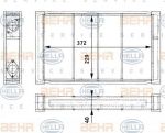 Hella 8FH 351 312-701 теплообменник, отопление салона на MERCEDES-BENZ O 303