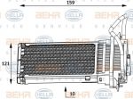 Hella 8FH 351 313-551 теплообменник, отопление салона на OPEL MERIVA