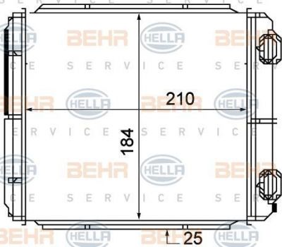 Hella 8FH 351 315-371 теплообменник, отопление салона на RENAULT LAGUNA II Grandtour (KG0/1_)