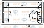 Hella 8FH 351 333-091 теплообменник, отопление салона на NISSAN MURANO (Z50)