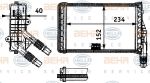 HELLA Радиатор отопителя RENAULT Kangoo 01-> (234x152x40mm) (7701205538, 8FH351311-311)