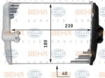 HELLA Радиатор отопителя MB W210 95- (2108300661, 8FH351311-761)