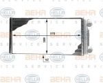 HELLA Радиатор отопителя салона (8FH351312-491)
