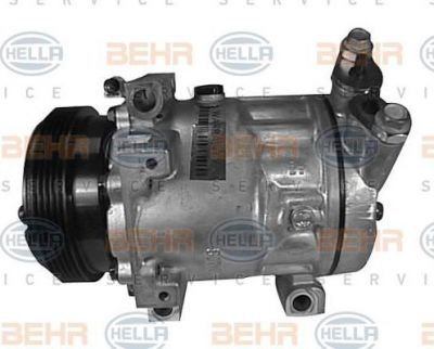 Hella 8FK 351 127-051 компрессор, кондиционер на RENAULT CLIO I (B/C57_, 5/357_)