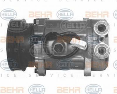 Hella 8FK 351 127-361 компрессор, кондиционер на PEUGEOT 607 (9D, 9U)