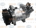 Hella 8FK 351 127-411 компрессор, кондиционер на RENAULT MEGANE I (BA0/1_)