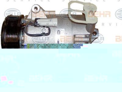 Hella 8FK 351 135-311 компрессор, кондиционер на OPEL ASTRA H GTC (L08)