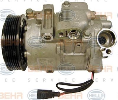 Hella 8FK 351 316-991 компрессор, кондиционер на SKODA FABIA Combi (6Y5)