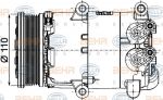 Hella 8FK 351 334-371 компрессор, кондиционер на FORD MONDEO IV (BA7)
